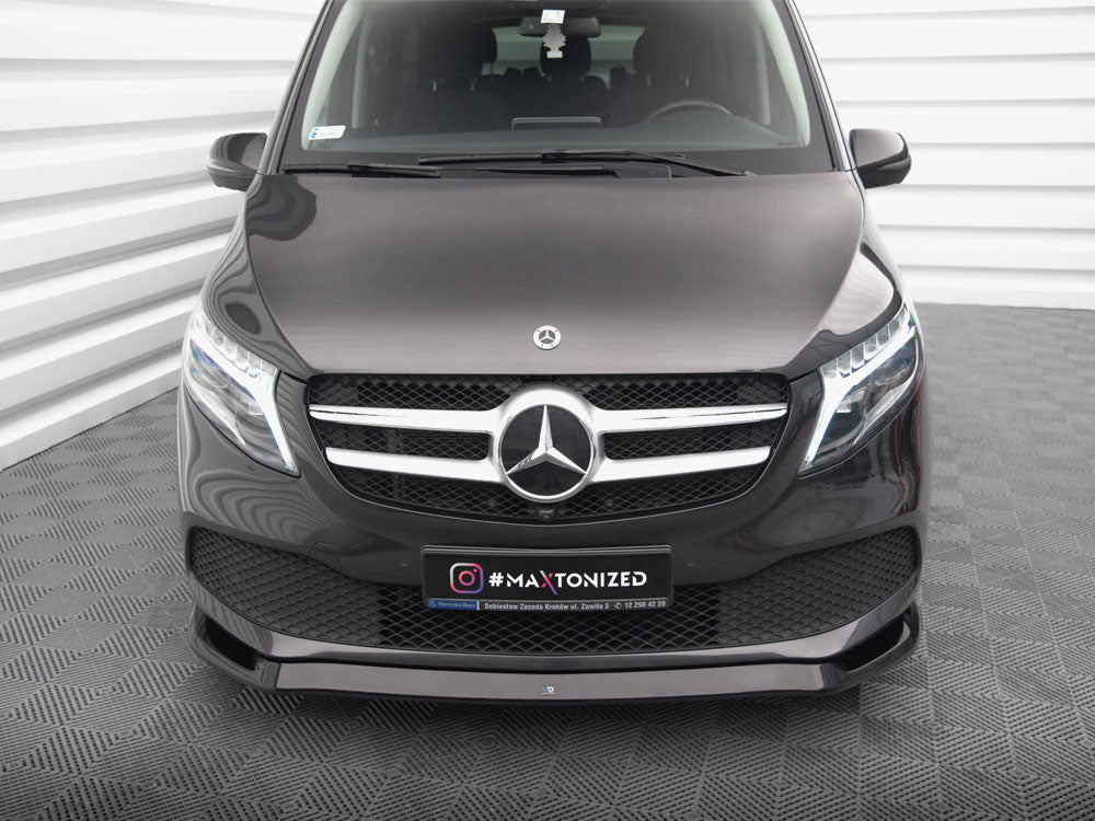 Front Splitter V.1 compatible with Mercedes-Benz V-Class W447 Facelift