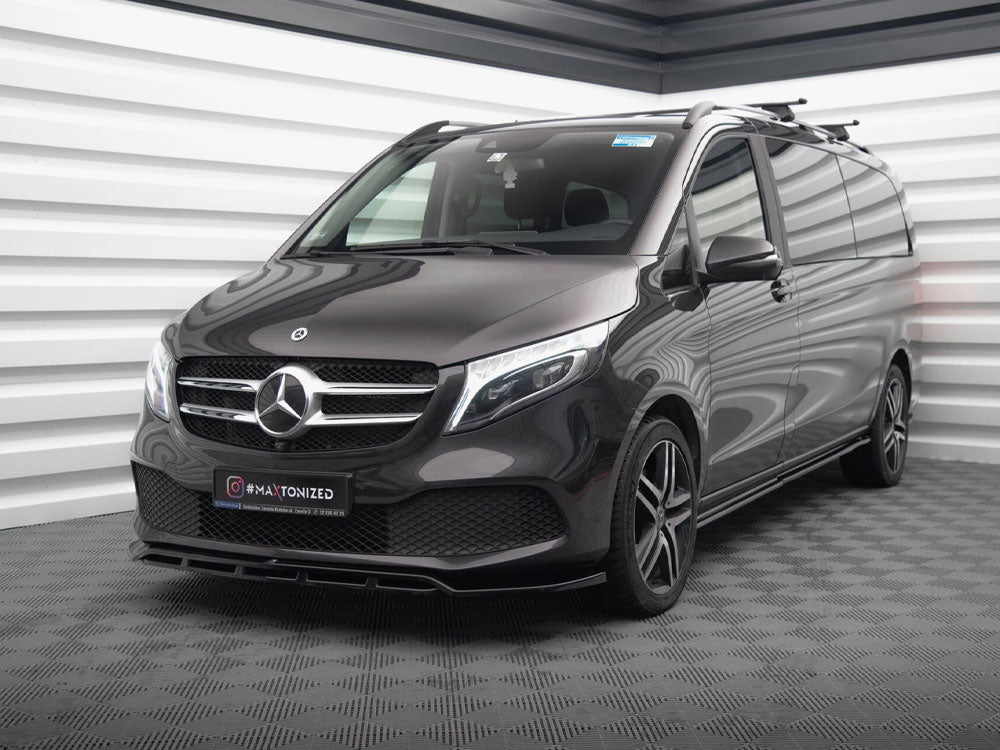 Front Splitter V.2 compatible with Mercedes-Benz V-Class W447 Facelift