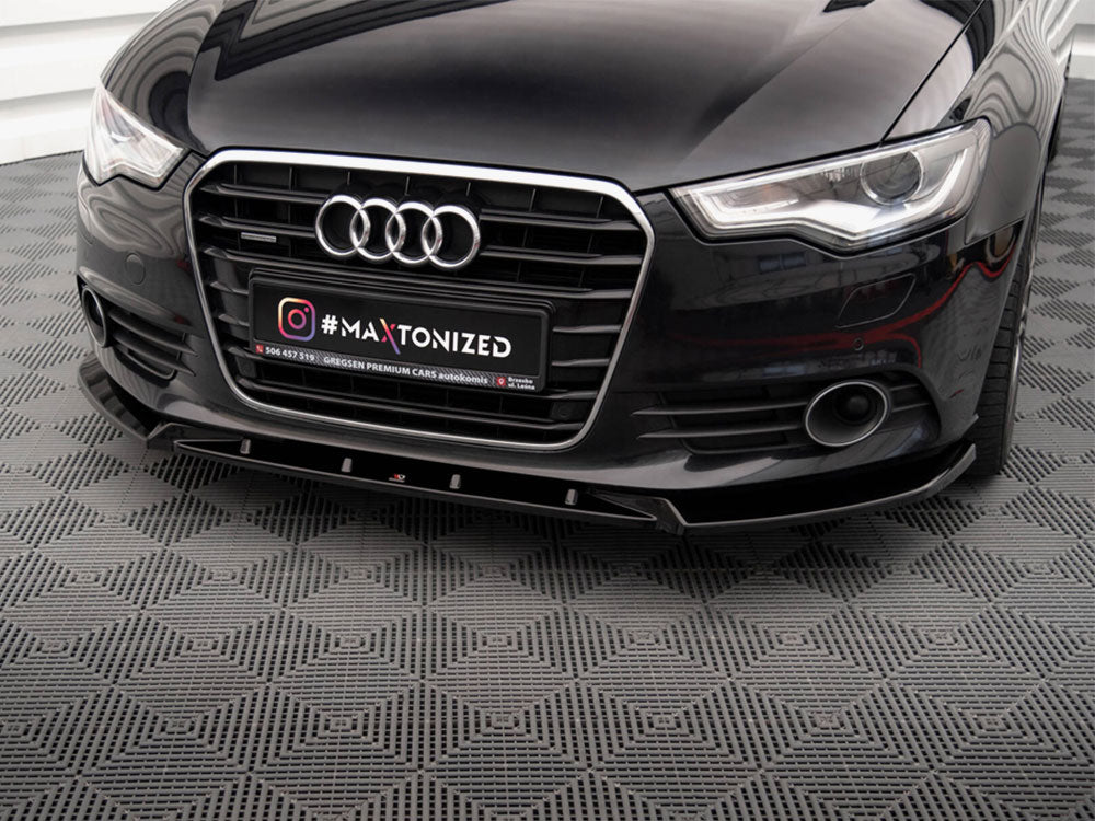 Front Splitter V.2 compatible with Audi A6 C7