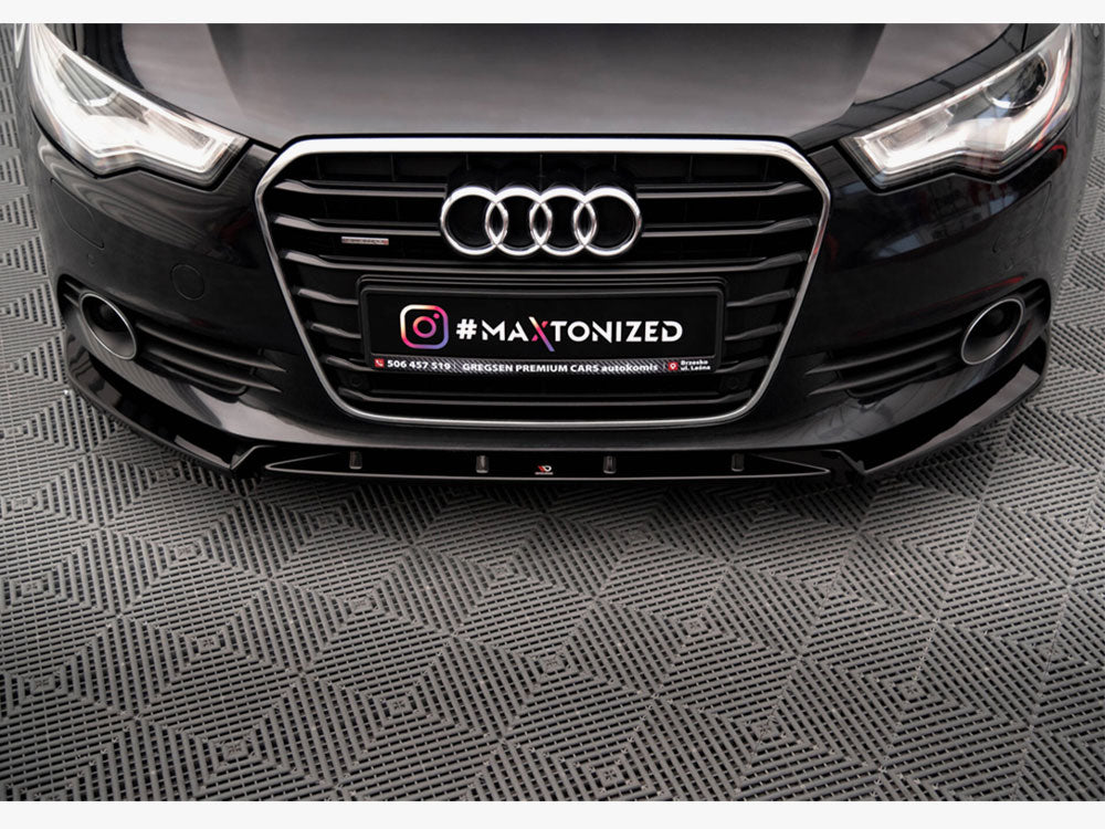 Front Splitter V.2 compatible with Audi A6 C7