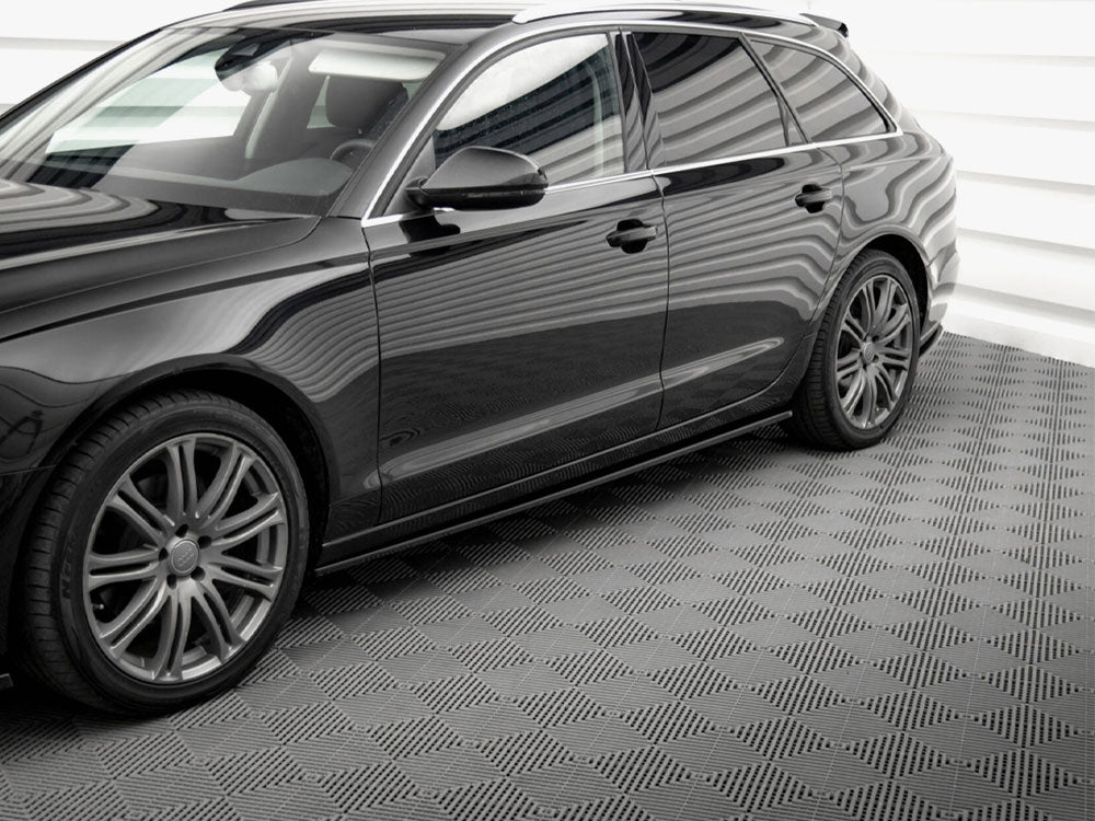 Side Skirts Diffusers V.2 compatible with Audi A6 C7