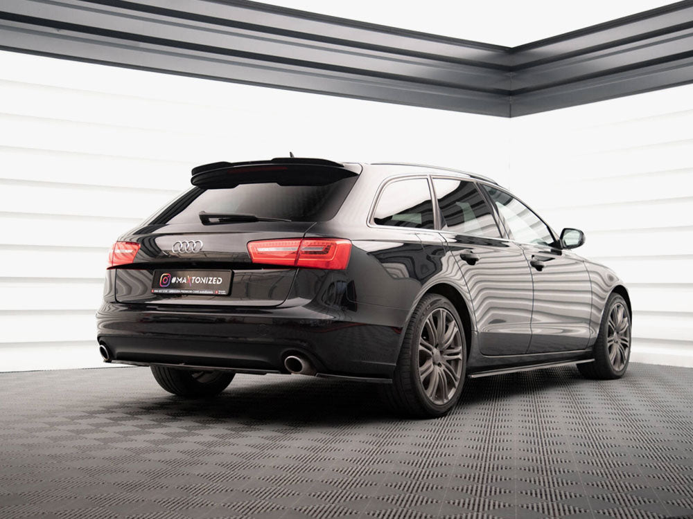 Central Rear Splitter compatible with Audi A6 Avant C7