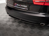 Central Rear Splitter compatible with Audi A6 Avant C7