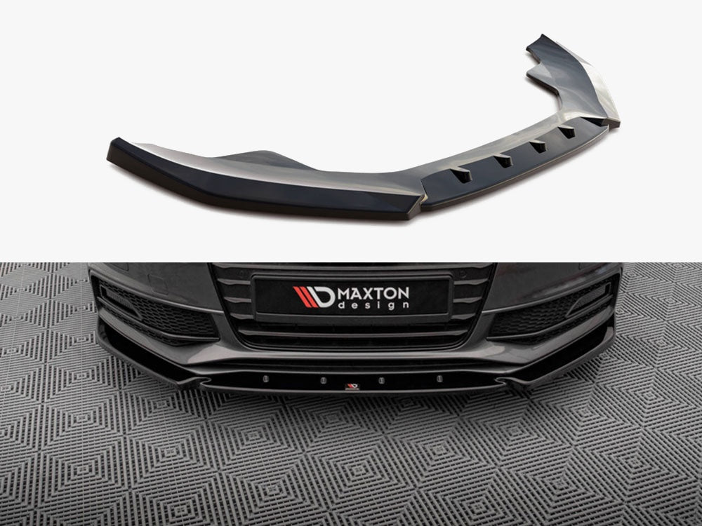 Front Splitter V.3 compatible with Audi A4 S Line / S4 B8 Facelift
