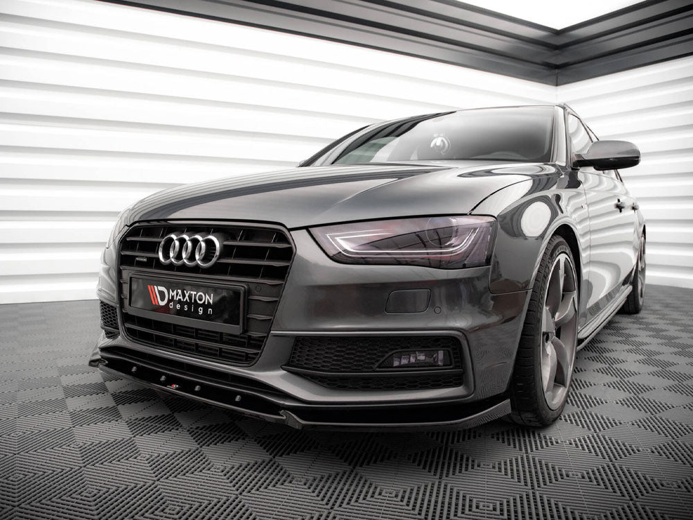 Front Splitter V.3 compatible with Audi A4 S Line / S4 B8 Facelift