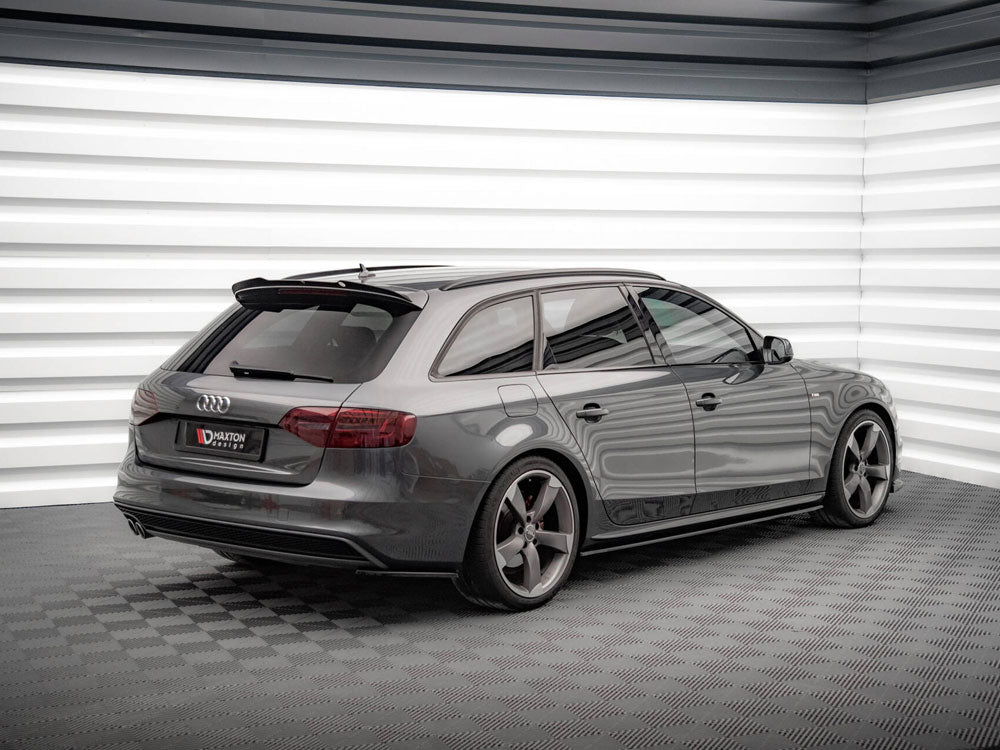 Rear Side Splitters V.2 compatible with Audi A4 S Line Avant B8 Facelift