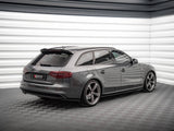 Rear Side Splitters V.2 compatible with Audi A4 S Line Avant B8 Facelift