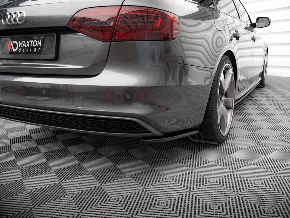 Rear Side Splitters V.2 compatible with Audi A4 S Line Avant B8 Facelift