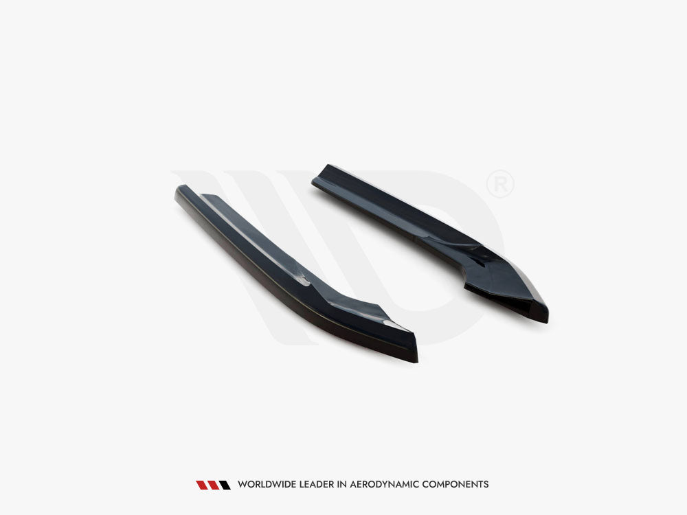 Rear Side Splitters V.2 compatible with Audi A4 S Line Avant B8 Facelift