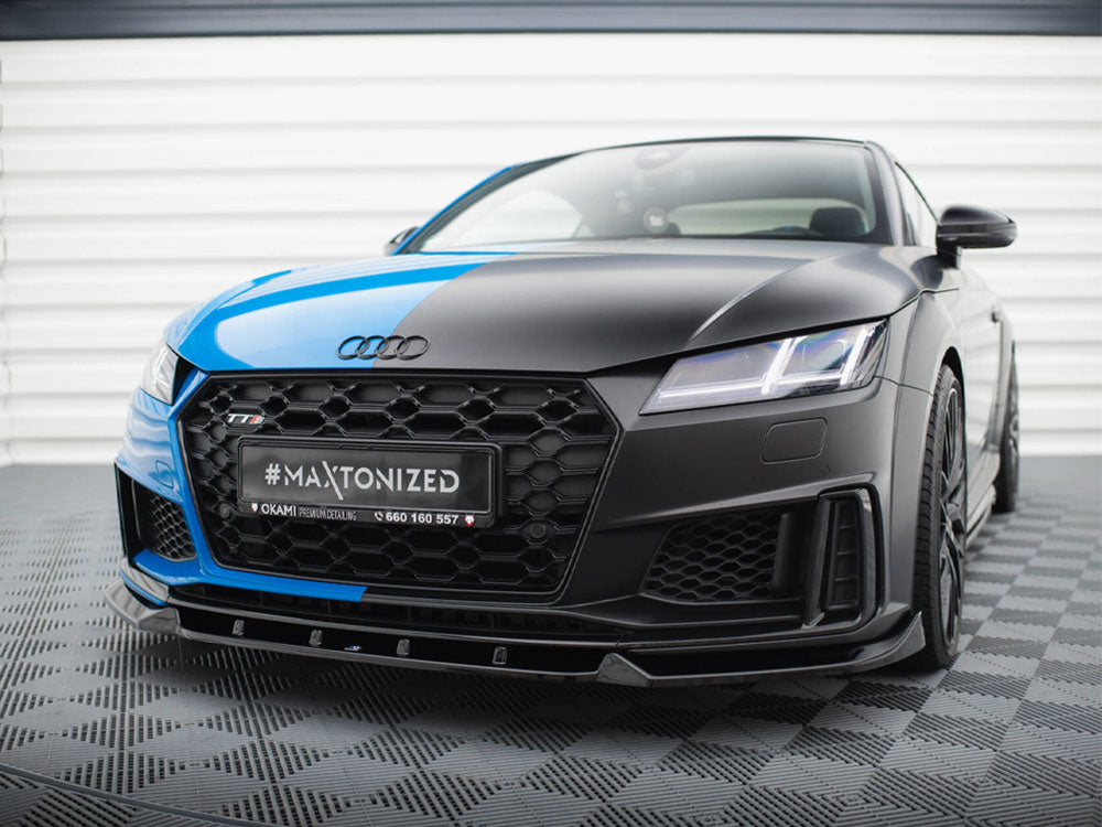 Front Splitter V.1 compatible with Audi TT S / TT S Line 8S Facelift