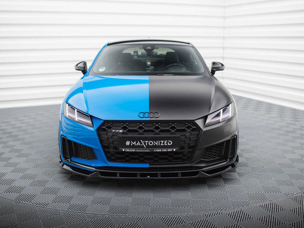 Front Splitter V.1 compatible with Audi TT S / TT S Line 8S Facelift