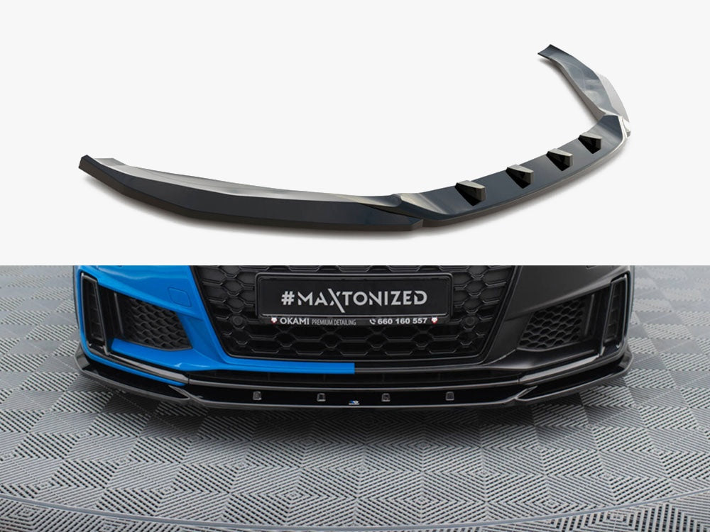Front Splitter V.2 compatible with Audi TT S / TT S Line 8S Facelift