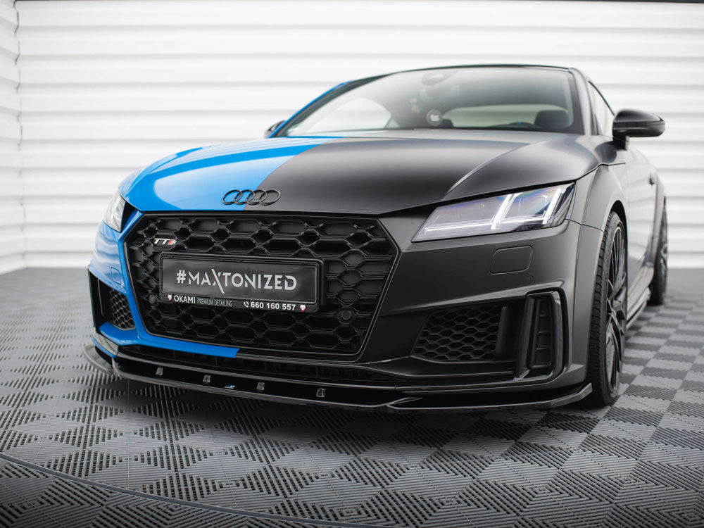 Front Splitter V.2 compatible with Audi TT S / TT S Line 8S Facelift