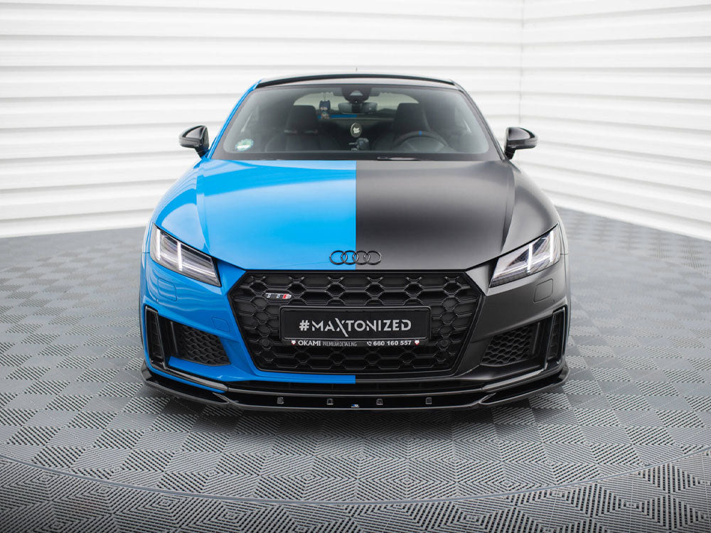 Front Splitter V.2 compatible with Audi TT S / TT S Line 8S Facelift