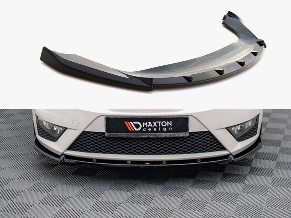 Front Splitter V.2 compatible with SEAT Ibiza FR SC Mk4 Facelift