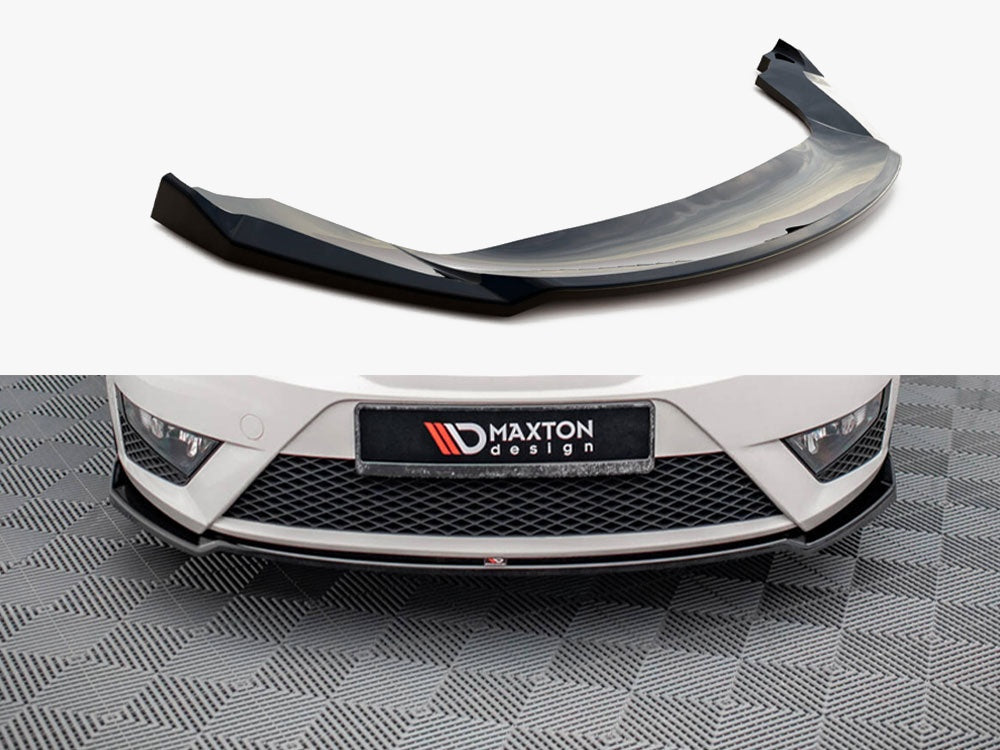 Front Splitter V.1 compatible with SEAT Ibiza FR SC Mk4 Facelift