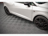 Side Skirts Diffusers compatible with SEAT Ibiza FR SC Mk4 Facelift