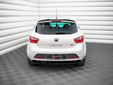 Street PRO Rear Diffuser compatible with SEAT Ibiza FR SC Mk4 Facelift - Black-Red