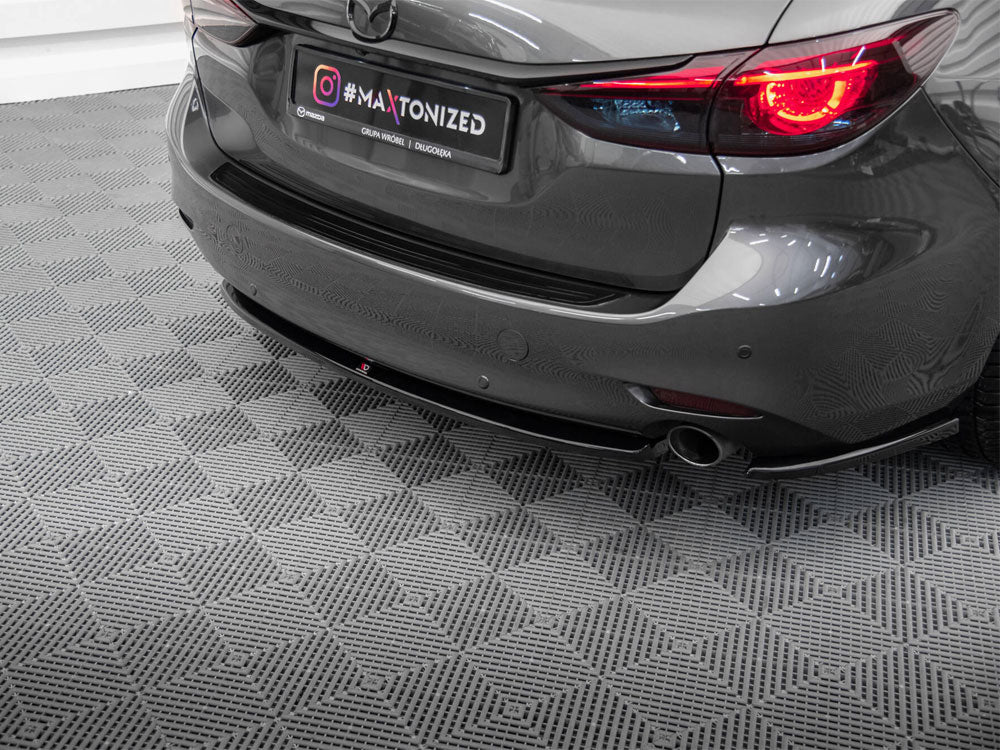 Central Rear Splitter compatible with Mazda6 Mk3 Facelift