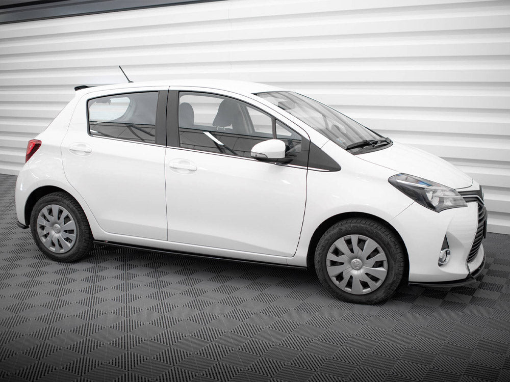 Side Skirts Diffusers compatible with Toyota Yaris Mk3 Facelift