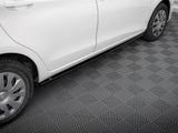Side Skirts Diffusers compatible with Toyota Yaris Mk3 Facelift