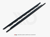 Side Skirts Diffusers compatible with Toyota Yaris Mk3 Facelift