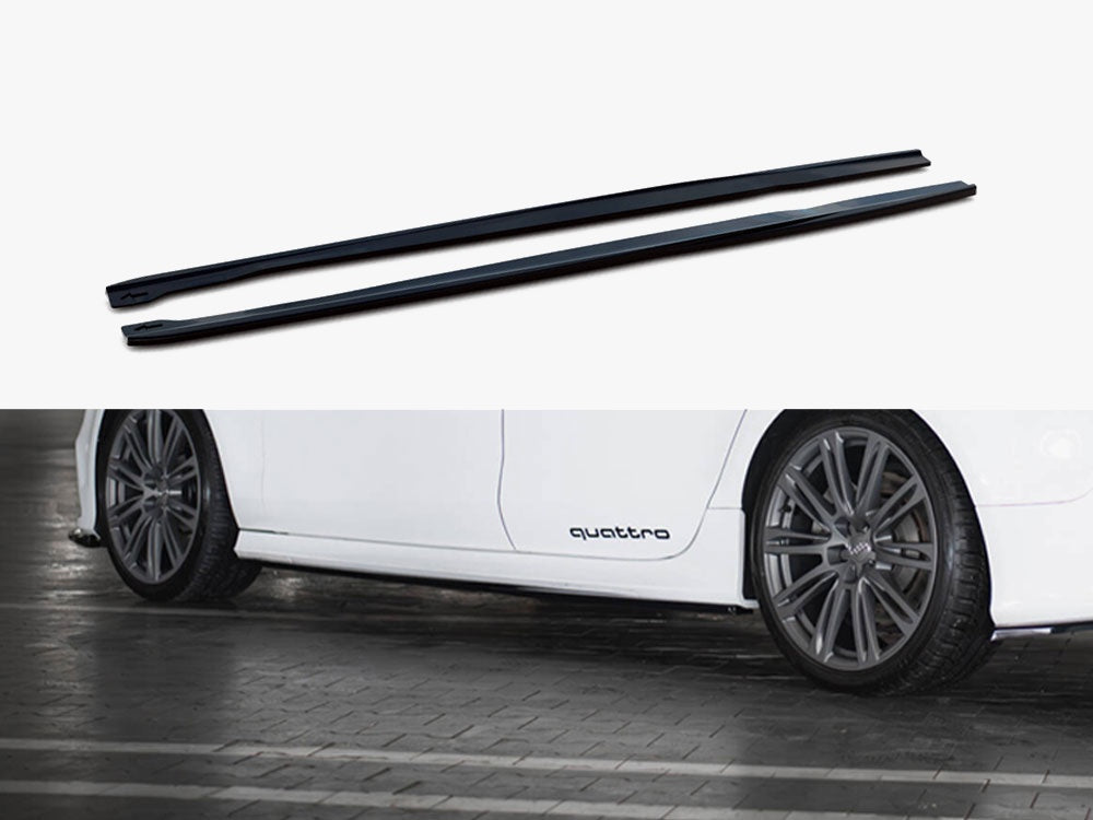 Side Skirts Diffusers V.2 compatible with Audi RS 7 C7