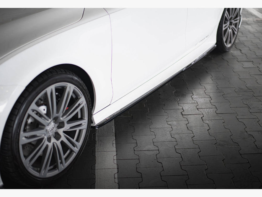 Side Skirts Diffusers V.2 compatible with Audi RS 7 C7