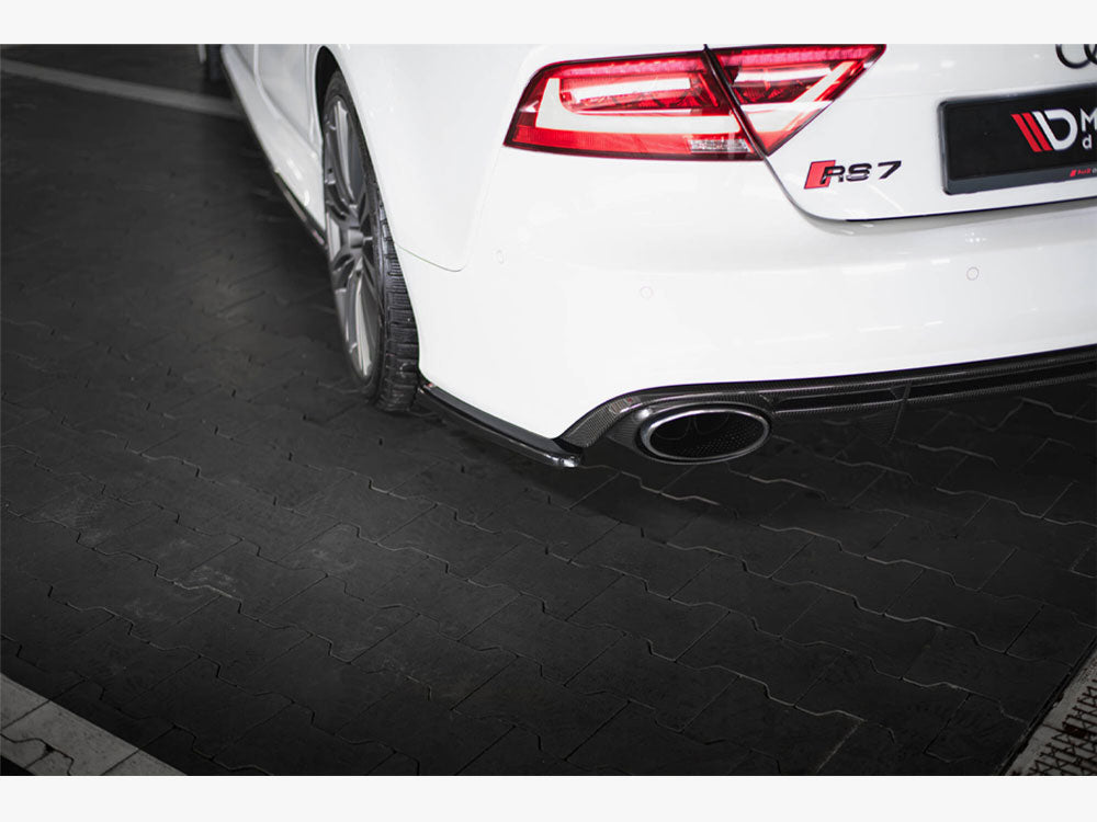 Rear Side Splitters V.2 compatible with Audi RS 7 C7