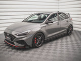 Street PRO Side Skirt Diffusers V.2 compatible with Hyundai i30 N / N Line Hatchback / Fastback Mk3 / Mk3 Facelift