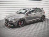 Street PRO Side Skirt Diffusers V.2 compatible with Hyundai i30 N / N Line Hatchback / Fastback Mk3 / Mk3 Facelift