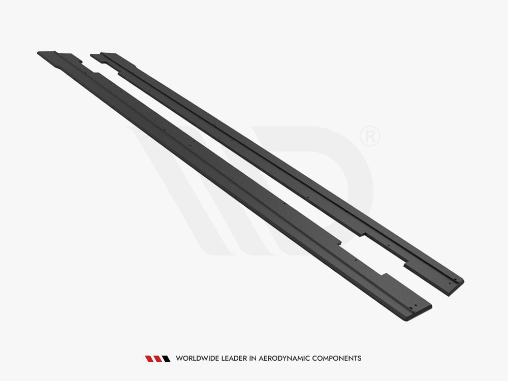 Street PRO Side Skirt Diffusers V.2 compatible with Hyundai i30 N / N Line Hatchback / Fastback Mk3 / Mk3 Facelift