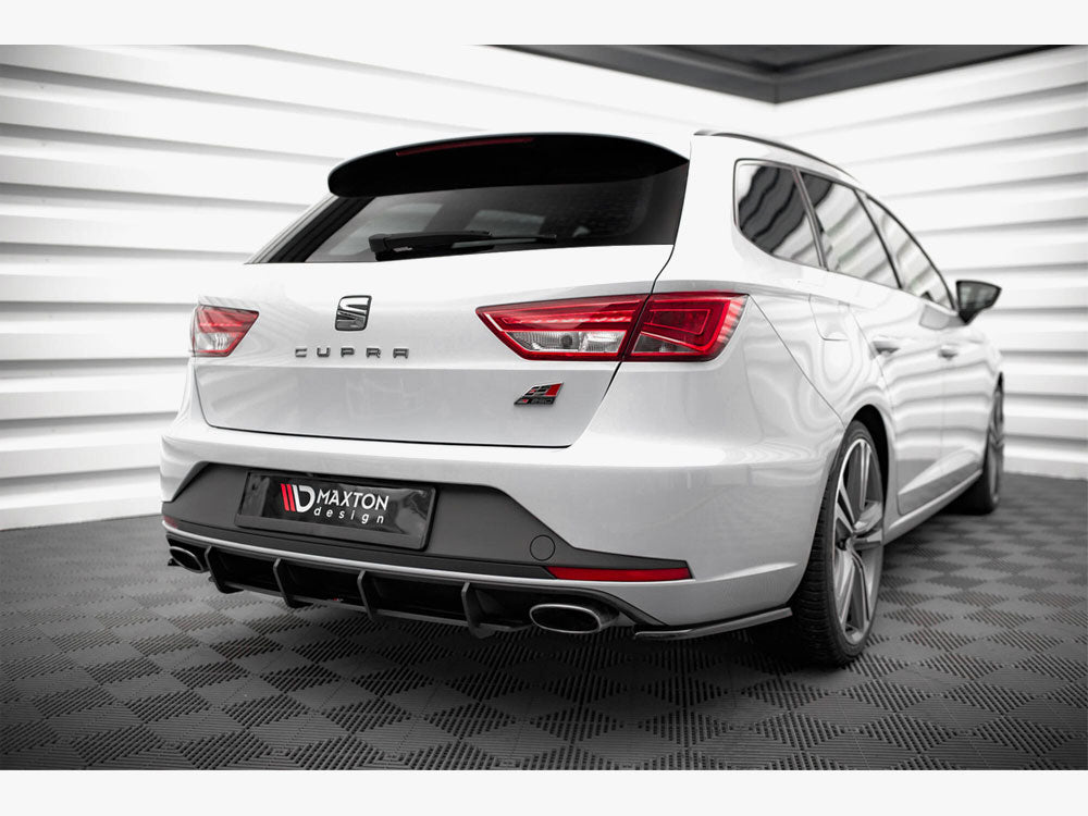 Rear Side Splitters V.1 compatible with SEAT Leon Cupra Sportstourer Mk3