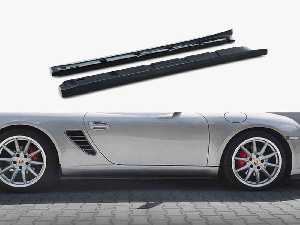 Side Skirts Diffusers compatible with Porsche Boxster 987
