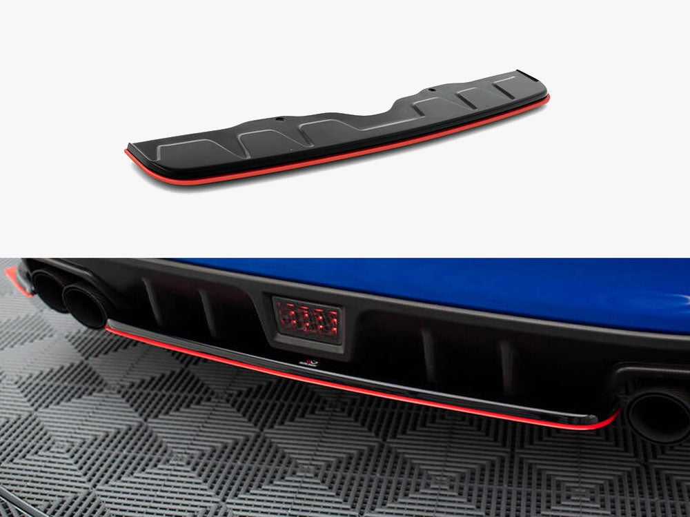 Central Rear Splitter V.2 compatible with Subaru WRX STI