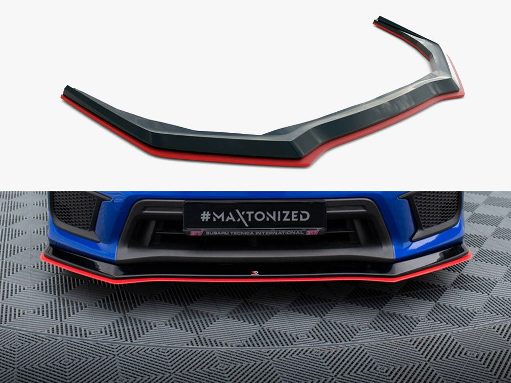 Front Splitter V.2 compatible with Subaru WRX STI Mk1 Facelift