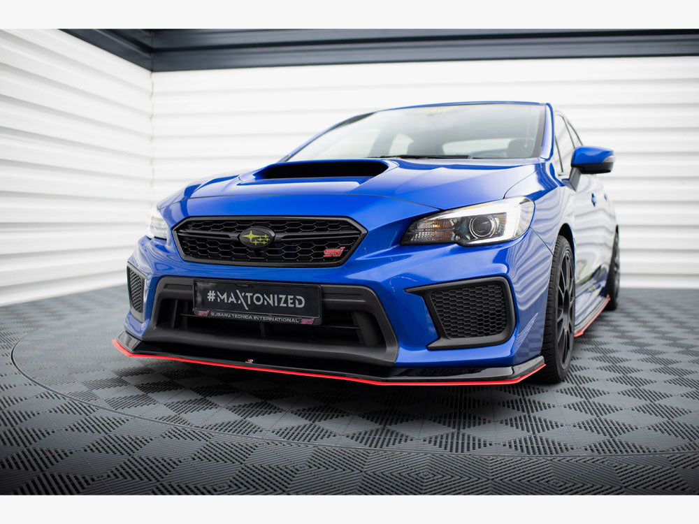 Front Splitter V.2 compatible with Subaru WRX STI Mk1 Facelift