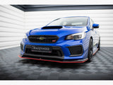Front Splitter V.2 compatible with Subaru WRX STI Mk1 Facelift