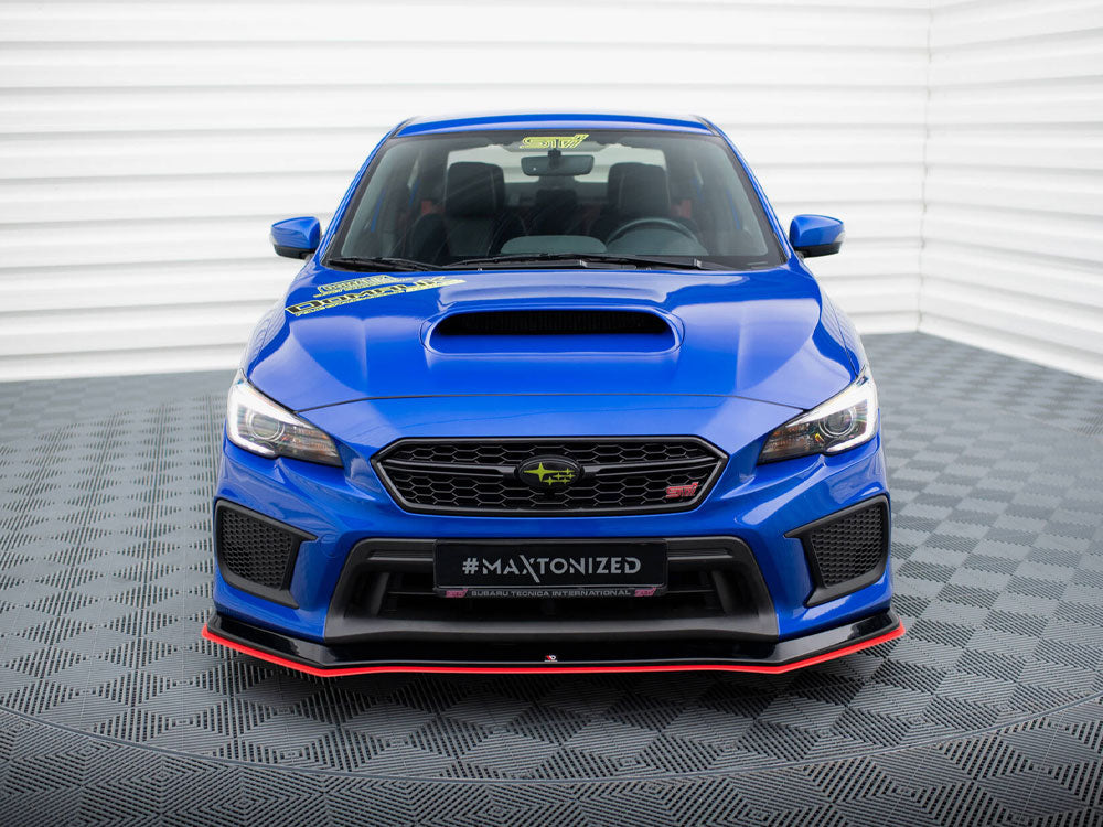 Front Splitter V.2 compatible with Subaru WRX STI Mk1 Facelift
