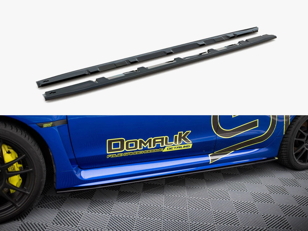 Side Skirts Diffusers V.2 compatible with Subaru WRX STI Mk1