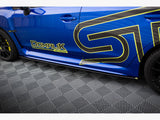 Side Skirts Diffusers V.2 compatible with Subaru WRX STI Mk1