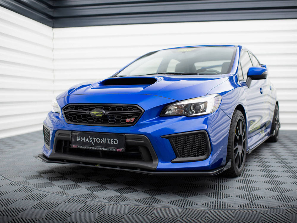 Street PRO Front Splitter + Flaps compatible with Subaru WRX STI Mk1 Facelift