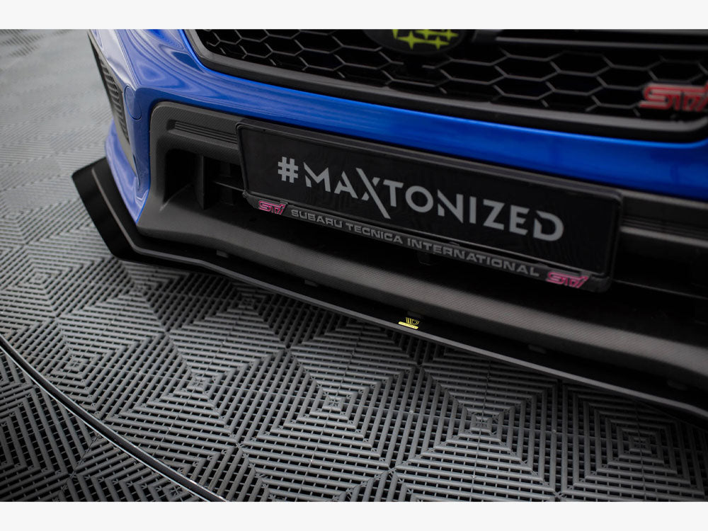 Street PRO Front Splitter + Flaps compatible with Subaru WRX STI Mk1 Facelift