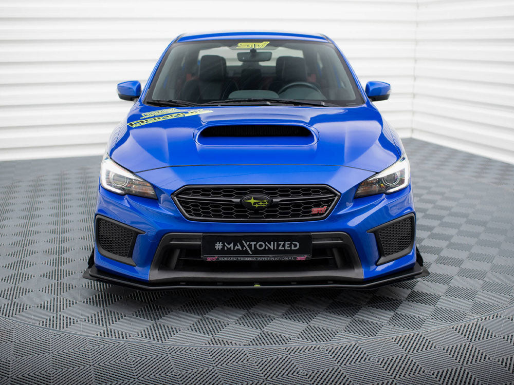 Street PRO Front Splitter + Flaps compatible with Subaru WRX STI Mk1 Facelift