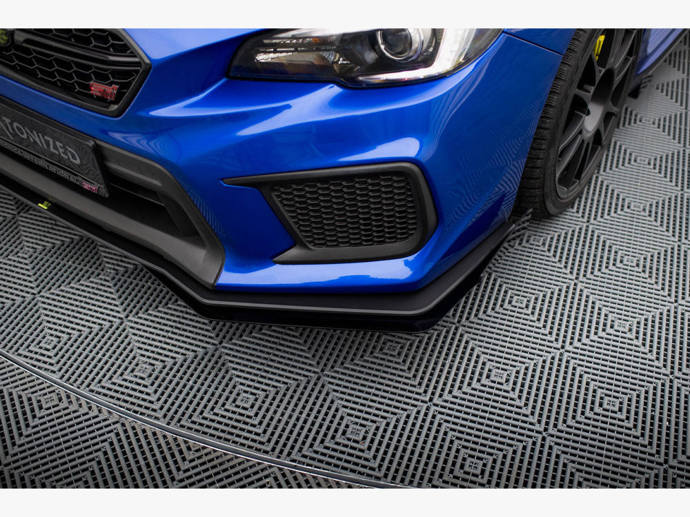 Street PRO Front Splitter + Flaps compatible with Subaru WRX STI Mk1 Facelift