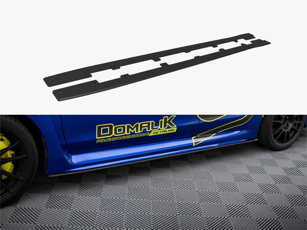 Street PRO Side Skirts Diffusers compatible with Subaru WRX STI Mk1