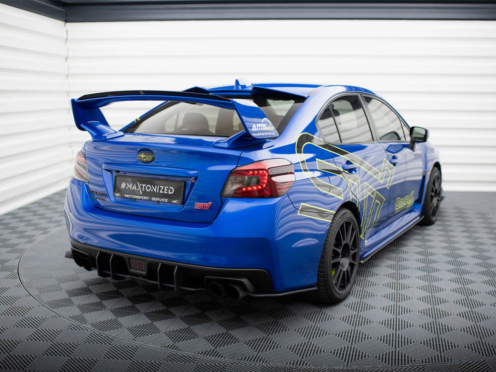 Street Pro Rear Side Splitters compatible with Subaru WRX STI Mk1
