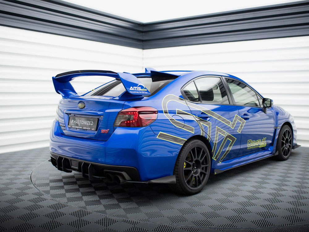 Street Pro Rear Side Splitters + Flaps compatible with Subaru WRX STI Mk1