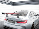 Carbon Spoiler With Internal Brackets Uprights + LED compatible with BMW M3 G80 / M340i G20 / 3 M-Pack G20 / 3 Standard G20