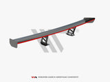 Carbon Spoiler With Internal Brackets Uprights + LED compatible with BMW M3 G80 / M340i G20 / 3 M-Pack G20 / 3 Standard G20